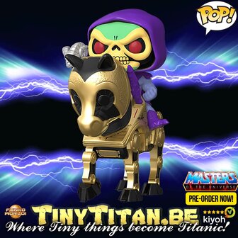 Funko POP!  Rides Skeletor w/ Night Stalker - Masters of the Universe Retro Toys Pre-Order 