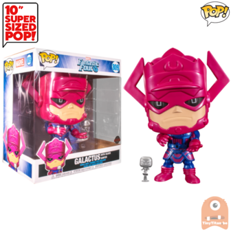 POP! Marvel Galactus w/ Silver Surfer Metallic 10 INCH #809 Fantastic 4 Exclusive 