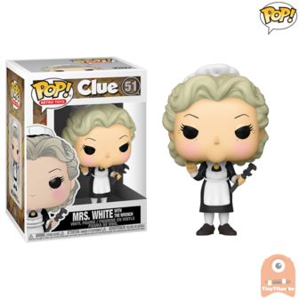 POP! Retro Toys Mrs. White w/ The Wrench #51 Clue / Cluedo 