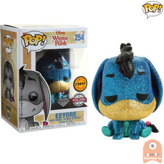 POP! Disney Eeyore Blue CHASE Glitter Diamond Collection #254 Winnie The Pooh Exclusive