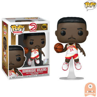 POP! Sports Dominique Wilkins Atlanta Hawks Home #104 NBA 