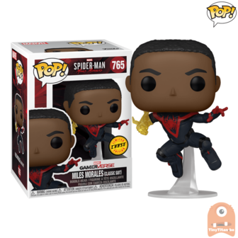 POP! Marvel Miles Morales Classic Suit Unhooded CHASE #765 Spider-Man