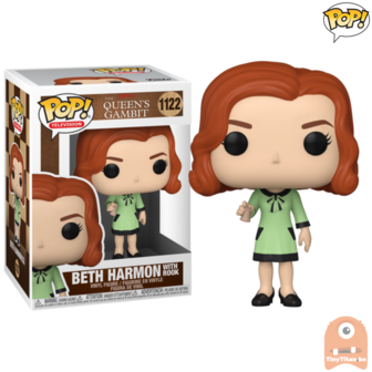 POP! TV Beth Harmon w/ Rook #1122 The Queen&#039;s Gambit 