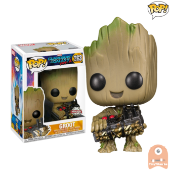 POP! Marvel Groot w/ Bomb #263 Guardians of the Galaxy Vol. 2 Exclusive