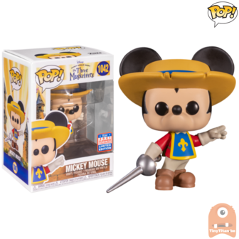 POP! Disney Mickey Mouse as Musketeer #1042 The Three Musketeers SDCC 2021 Funkon Summer Convention Exclusive LE 