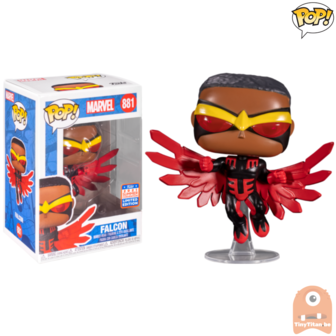 POP! Marvel Falcon Red Suit #881 SDCC 2021 Funkon Summer Convention Exclusive LE 