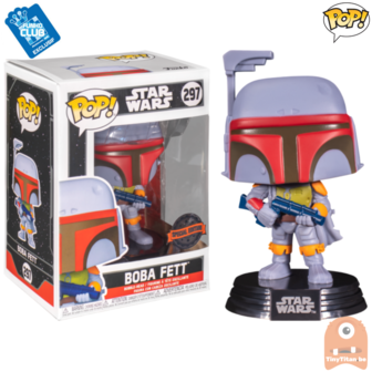 POP! Star Wars Boba Fett Retro #297 Funko Club Exclusive 