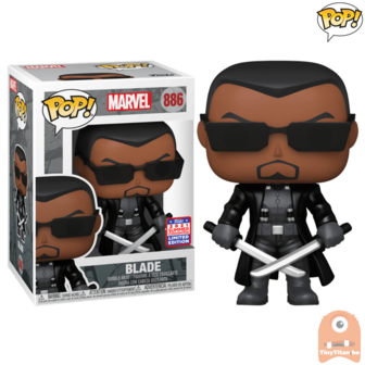 POP! Marvel Blade #886 SDCC 2021 Funkon Summer Convention Exclusive LE 