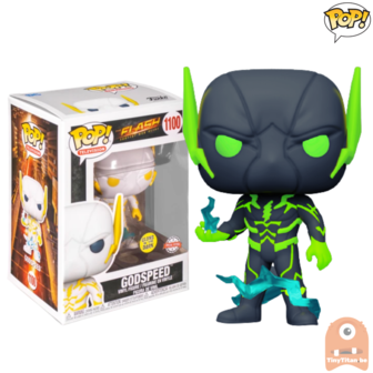 POP! TV The Flash Godspeed GITD #1100 DC Exclusive 