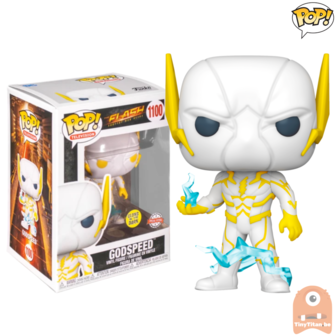 POP! TV The Flash Godspeed GITD #1100 DC Exclusive 