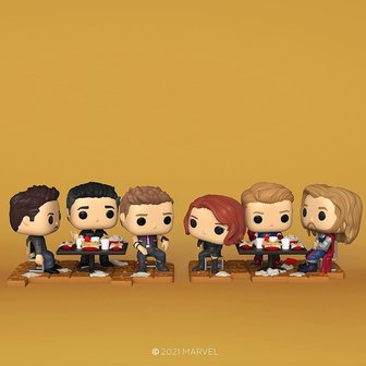 POP! Deluxe, Marvel Avengers: Victory Shawarma Series -  Captain America #758 Exclusive US 