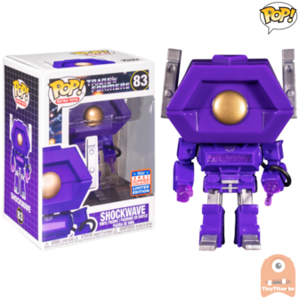 POP! Retro Toys Shockwave 83 Transformers SDCC 2021 Funkon Summer Convention Exclusive LE 