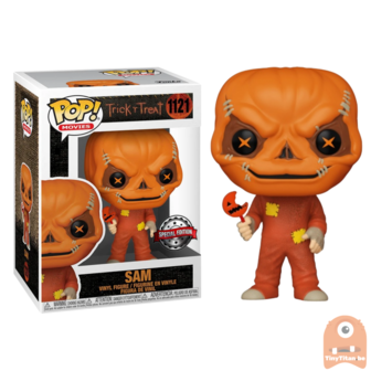 POP! Movies Sam Unmasked w/ lollipop 1121 Trick 'n Treat Exclusive