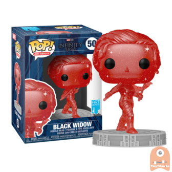 POP! Marvel Artist Series Black Widow Red 50 Infinity Saga
