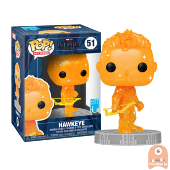 POP! Marvel Artist Series Hawkeye Orange 51 Infinity Saga