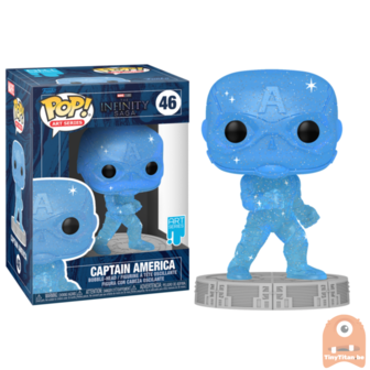 POP! Marvel Artist Series Captain America Blue 46 Infinity Saga