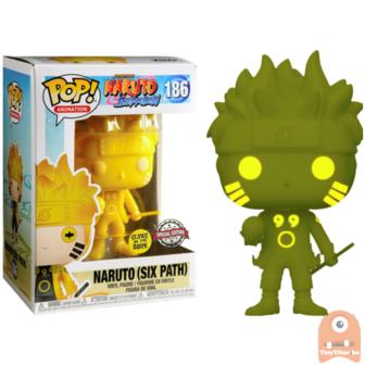 POP! Animation Naruto Six Path Yellow GITD 186 Naruto Exclusive 