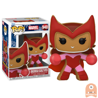 POP! Marvel Gingerbread Scarlet Witch 940 Holiday Series