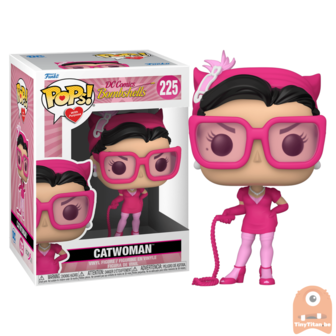 POP! Heroes Breast Cancer Awareness Pink Catwoman Bombshell 225 DC Comics 