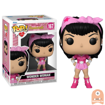 POP! Heroes Breast Cancer Awareness Pink Wonder Woman Bombshell 167 DC Comics 