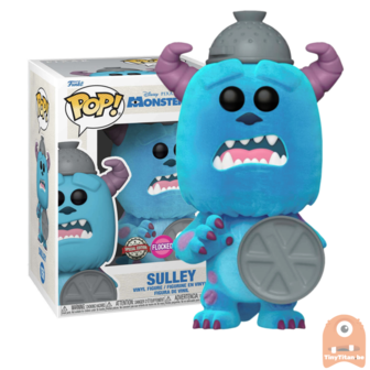 POP! Disney Sulley w/ Lid FLocked 1156 Monsters INC. Exclusive 