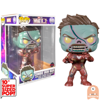 POP! Marvel Zombie iron Man10 INCH 948 What If Exclusive 