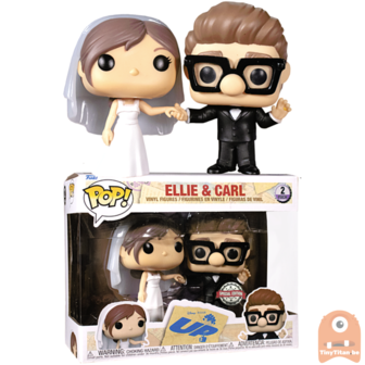 POP! Disney Ellie &amp; Carl Wedding 2-Pack - Up Pixar Exclusive