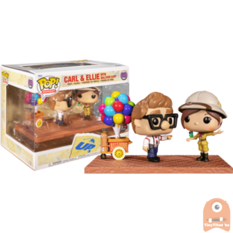 POP! Disney Moment Ellie &amp; Carl w/ Balloon Cart 1152 Up Disney Exclusive