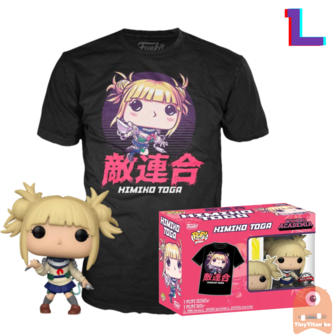 Funko POP! &amp; TEE BOX Himiko Toga Unmasked - My Hero Academia Exclusive - Large