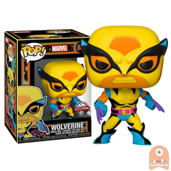 POP! Marvel Wolverine BlackLight Glow 802 Exclusive 