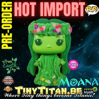 Funko POP! Te Fiti Flocked - Disney Moana Earth Day Exclusive Pre-order