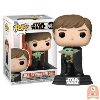 POP! Star Wars Luke Skywalker w/ Grogu 482 The Mandalorian