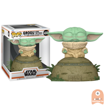 POP! Star Wars Deluxe Grogu Using The Force 485