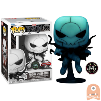 POP! Marvel Venomized Poison Spider-Man GITD CHASE 966 Venom Exclusive