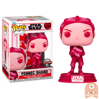 POP!  Star Wars Fennec Shand Valentine 499 The Book Of Boba Exclusive