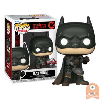 POP! Movies DC Battle Scarred Batman 1195 The Batman Exclusive