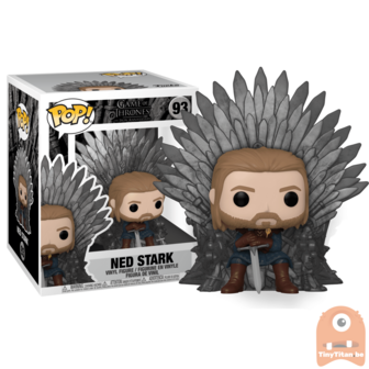 POP! GOT Deluxe Ned Stark on Throne  93 10 Years of Game of Thrones
