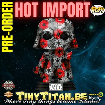 Funko POP! Star Wars Artist Series Darth Vader Imperial Logo Exclusive Pre-order