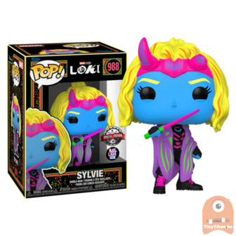 POP! Marvel Sylvie Black light 988 Loki Exclusive