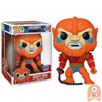 POP! TV Beast Man 10 INCH 1039 NYCC Masters of The Universe Exclusive 