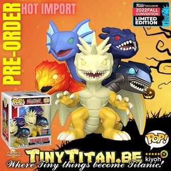 Funko POP! Five-Headed Dragon 6 INCH Yu-Gi-Oh! NYCC 2022 Exclusive LE - Pre-order