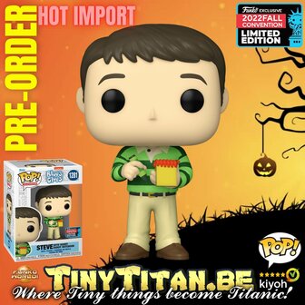 Funko POP! Steve w/ Notebook - Blue's Clues NYCC 2022 Exclusive LE - Pre-order