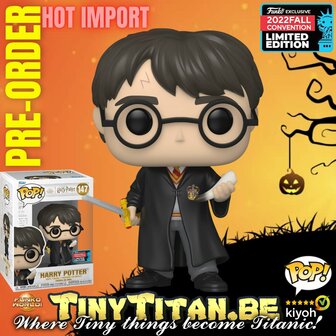Funko POP! Harry w/ Sword and Fang - Harry Potter NYCC 2022 Exclusive LE - Pre-order