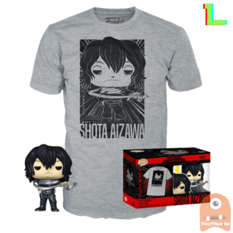 Funko POP! &amp; TEE BOX Shota Aizawa Metallic - My Hero Academia Exclusive - Large