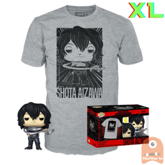 Funko POP! &amp; TEE BOX Shota Aizawa Metallic - My Hero Academia Exclusive - X-Large