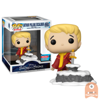 POP! Disney Arthur pulling Excalibur 1103 Sword in the Stone NYCC Exclusive