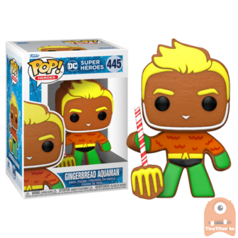 POP! Heroes Gingerbread Aquaman 445 Holiday Series