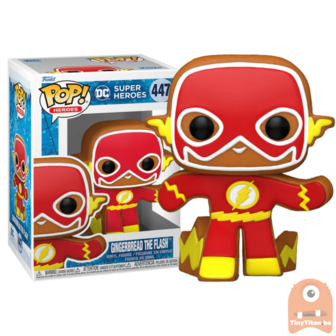 POP! Heroes Gingerbread The Flash 447 Holiday Series