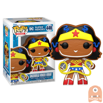 POP! Heroes Gingerbread Wonder Woman 446 Holiday Series