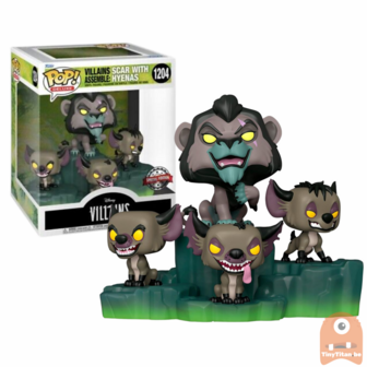 POP! Disney Moment Villains Assemble: Scar w/ Hyenas 1204 Exclusive 